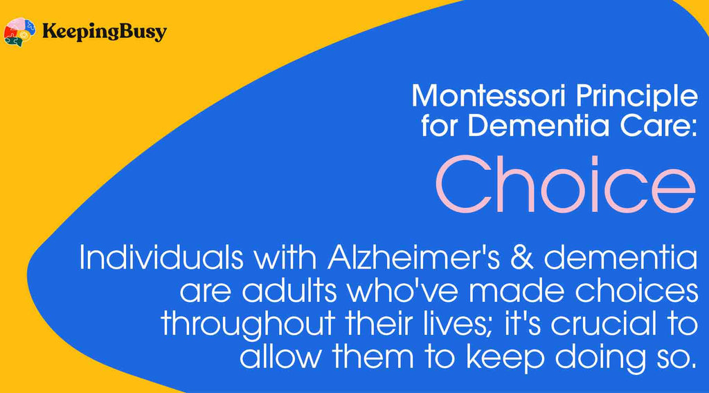 Montessori Principle 2 - Choice