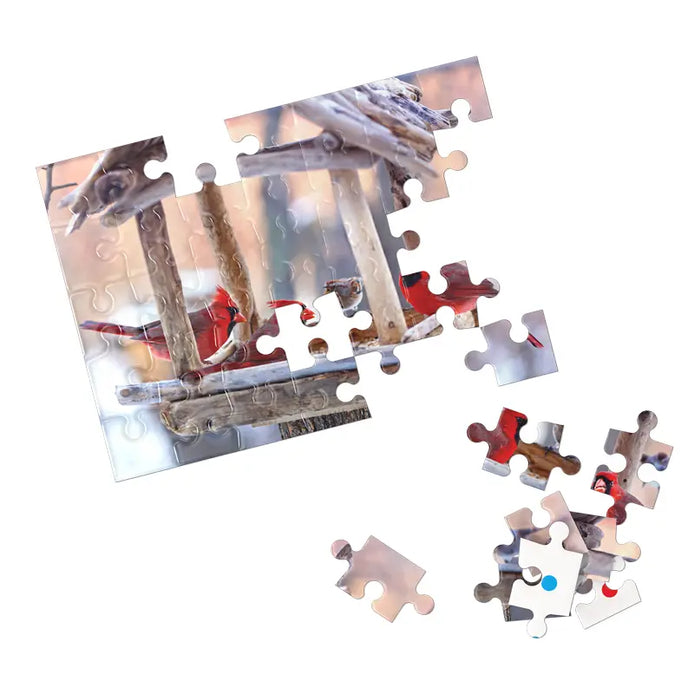 Around the Birdfeeder Jigsaw Puzzle