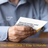 oversized conversation cards easy to handle