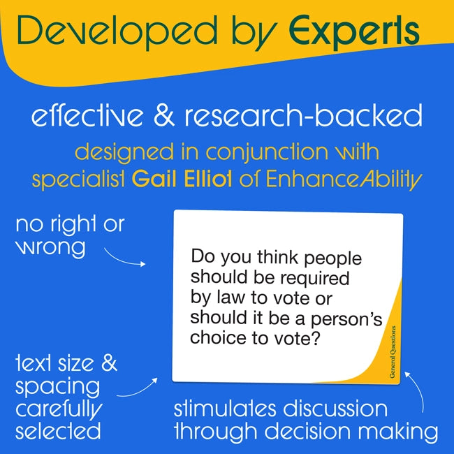 conversation cards developed by dementia experts
