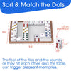 sort and match large dominoes tiles for seniors