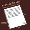large print books for seniors with dementia easy to read