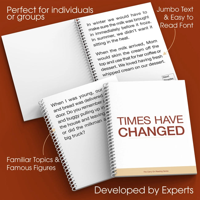 large print books for seniors developed by dementia experts