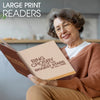large print readers for seniors with dementia and Alzheimer's