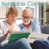 large print books geared towards seniors with dementia