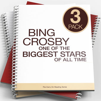 bing Crosby large print books for seniors with dementia and Alzheimer's