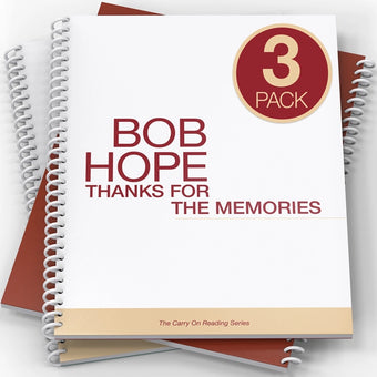 bob hope large print book for seniors with dementia and Alzheimer's
