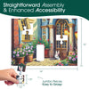 accessible dementia jigsaw puzzle with jumbo pieces for seniors