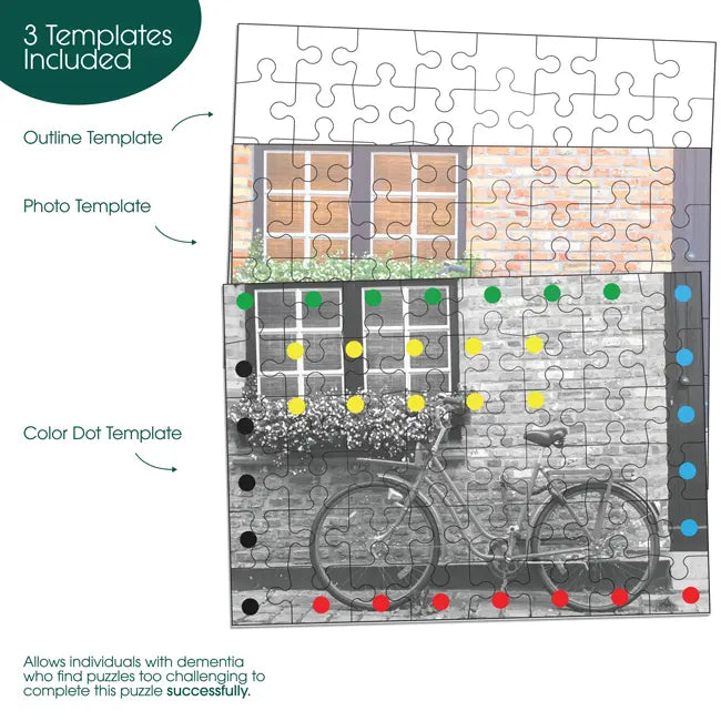 templates for retro ride puzzle jigsaw game