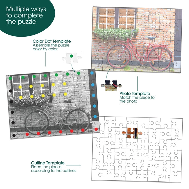 multiple ways to play puzzle retro ride