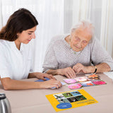 Senior playing Match Games for Dementia Patients
