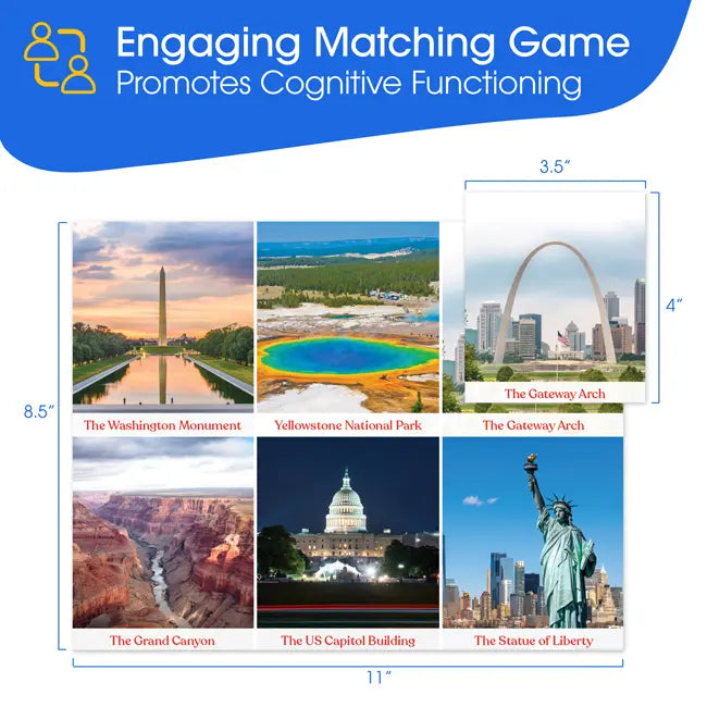 Large Cards for match the photos game