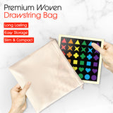 Premium Woven Drawstring Bag Included