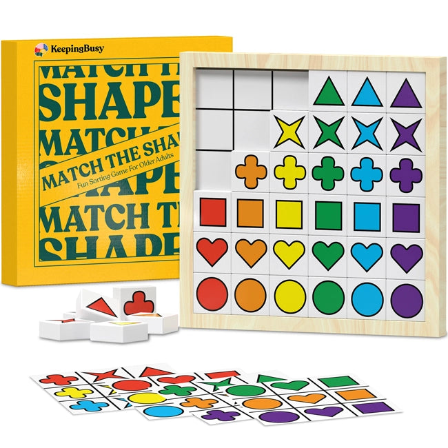 Match the Shapes Brain Game for Seniors