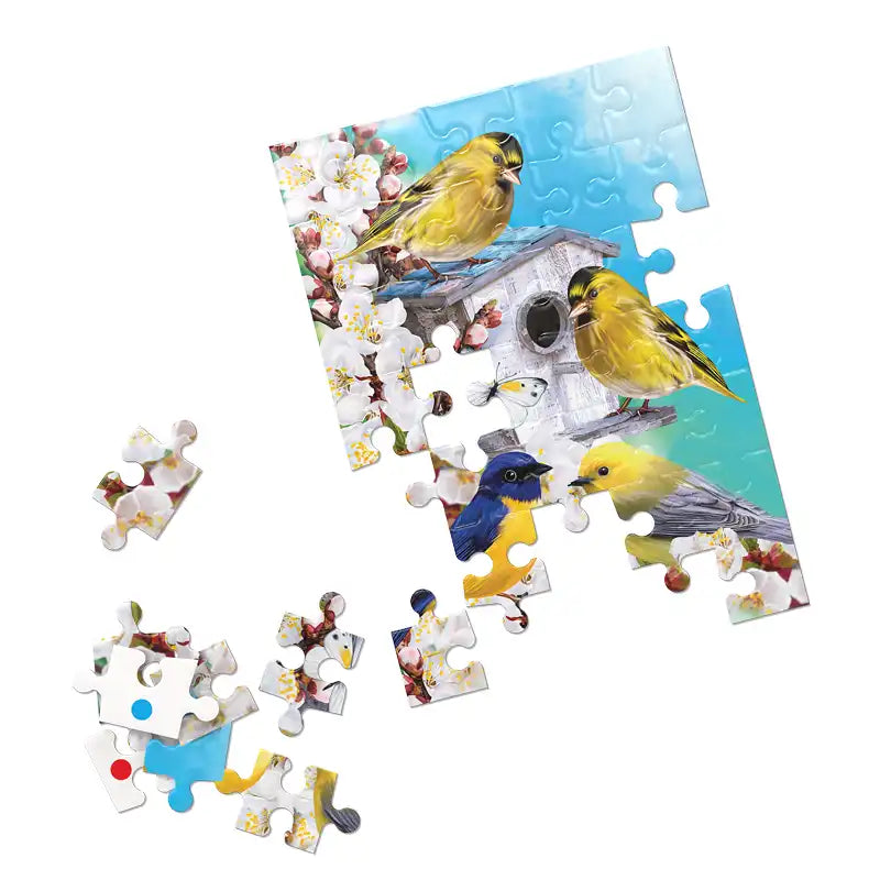 Singing Around the Birdhouse Jigsaw Puzzle