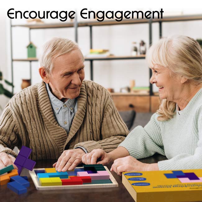 Encourage Engagement with Tile Matching Game Jigsaw Puzzles for People with Dementia