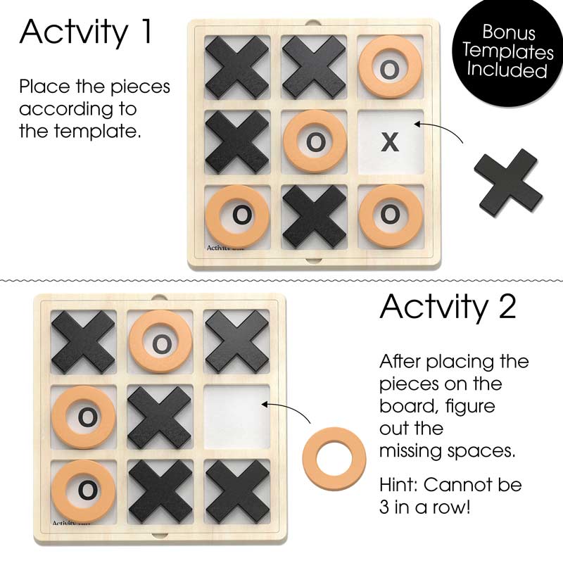 Activities Games Tic Tac Toe 2 Player for Dementia Patients