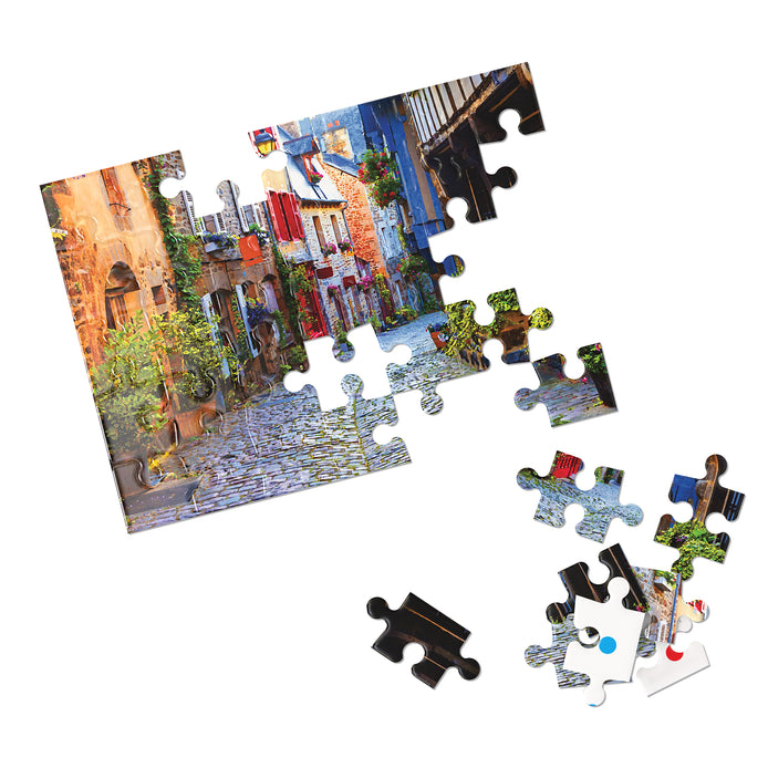 Town in Color Jigsaw Puzzle